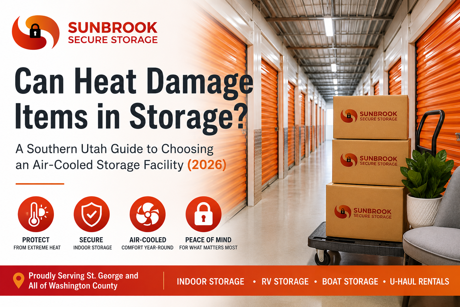 Can Heat Damage Items in Storage? A Southern Utah Guide to Choosing an Air-Cooled Storage Facility (2026)