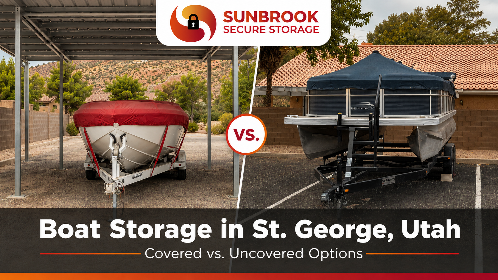 Boat Storage in St. George, Utah: Covered vs. Uncovered Options for Southern Utah Boat Owners