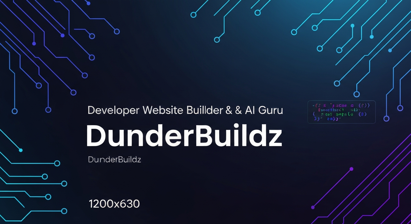 Next-Gen Web Design | DunderBuildz