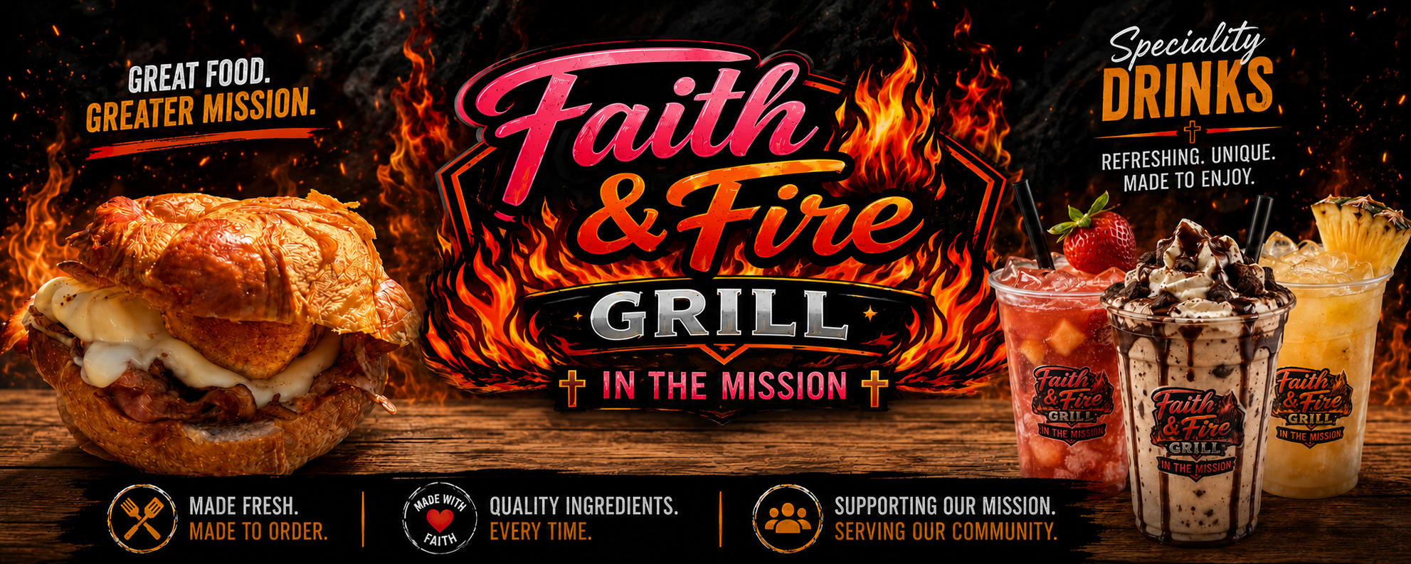 Faith & Fire Grill - Client Showcase