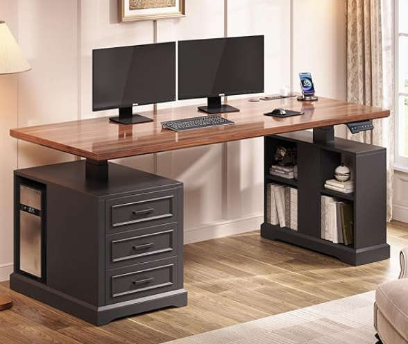 SEDETA Farmhouse Electric Standing Desk