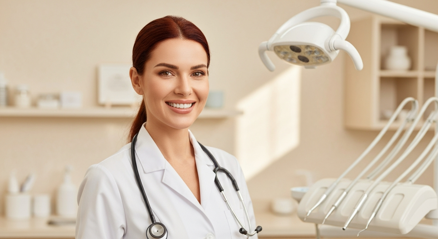 Confident woman with a bright white smile
