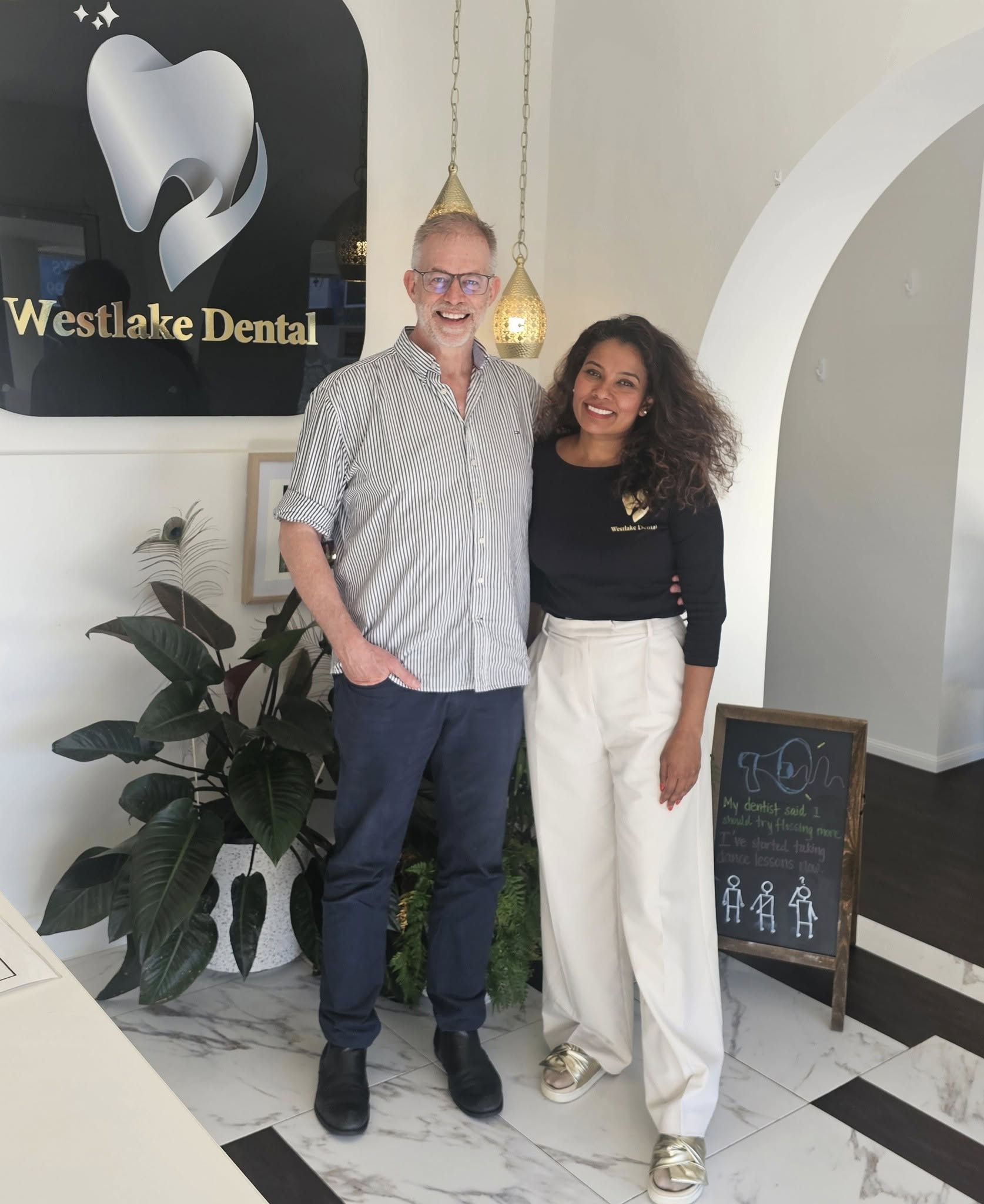 Dr Gilbert and Shaleen