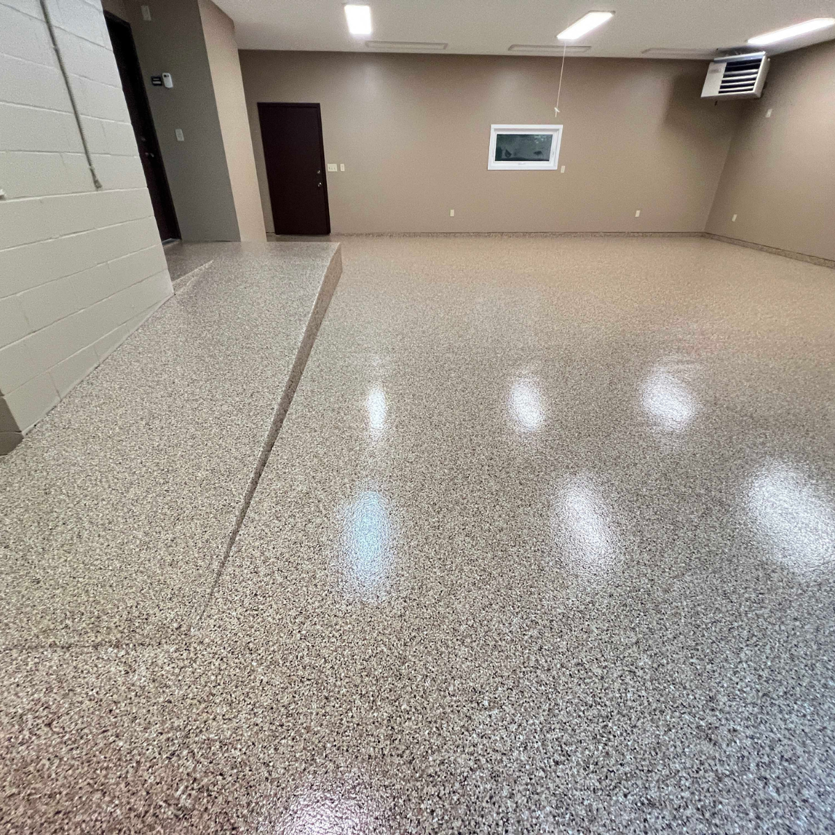 Polyurea floor coating