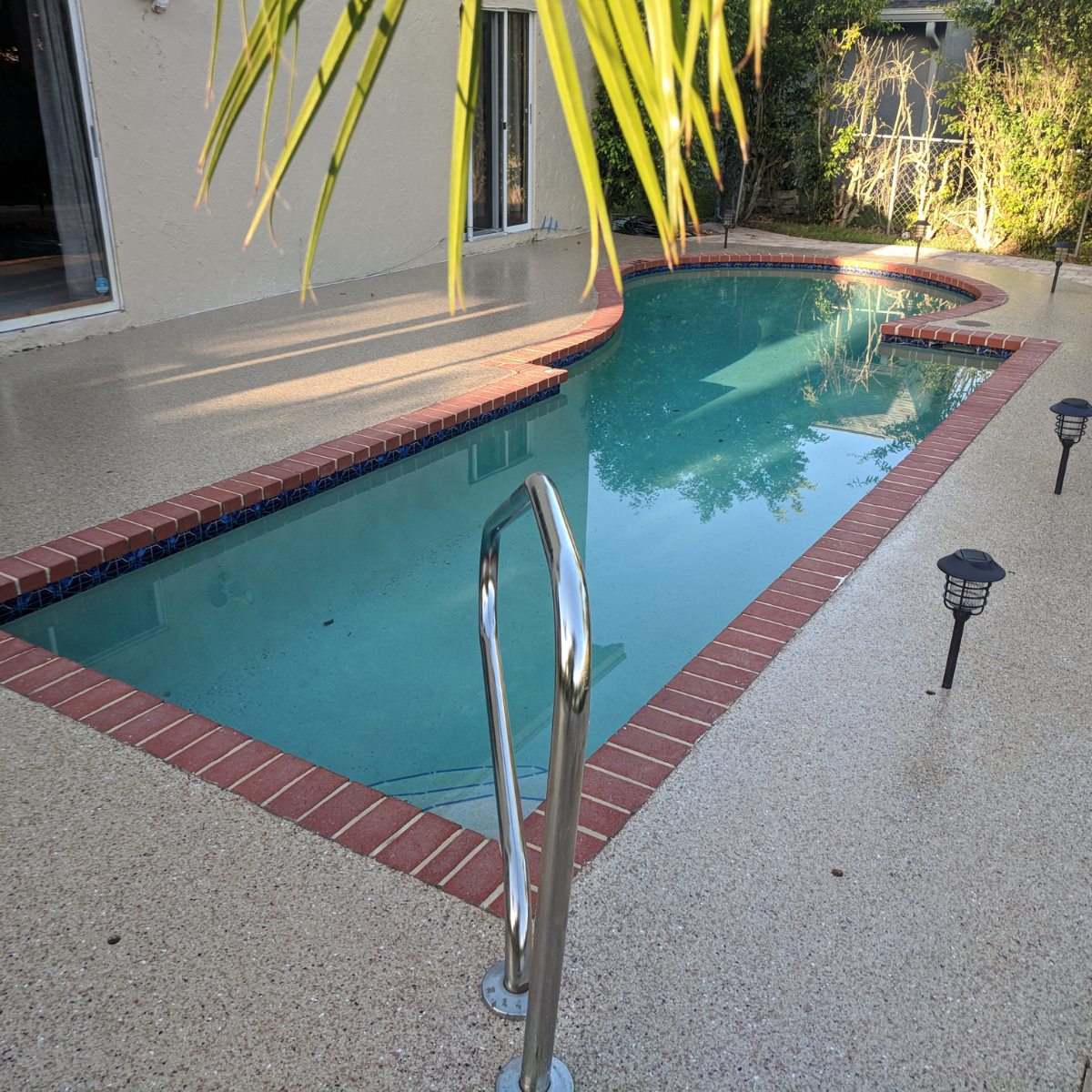 Patio and outdoor polyurea concrete coating