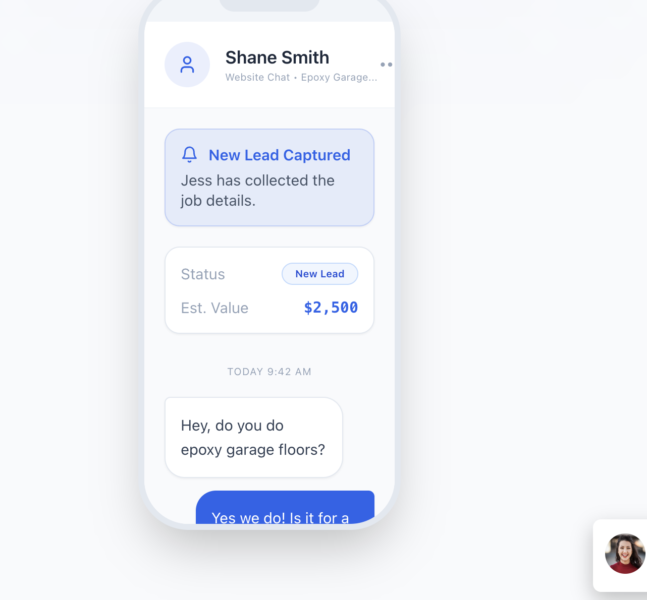 Mobile CRM Control