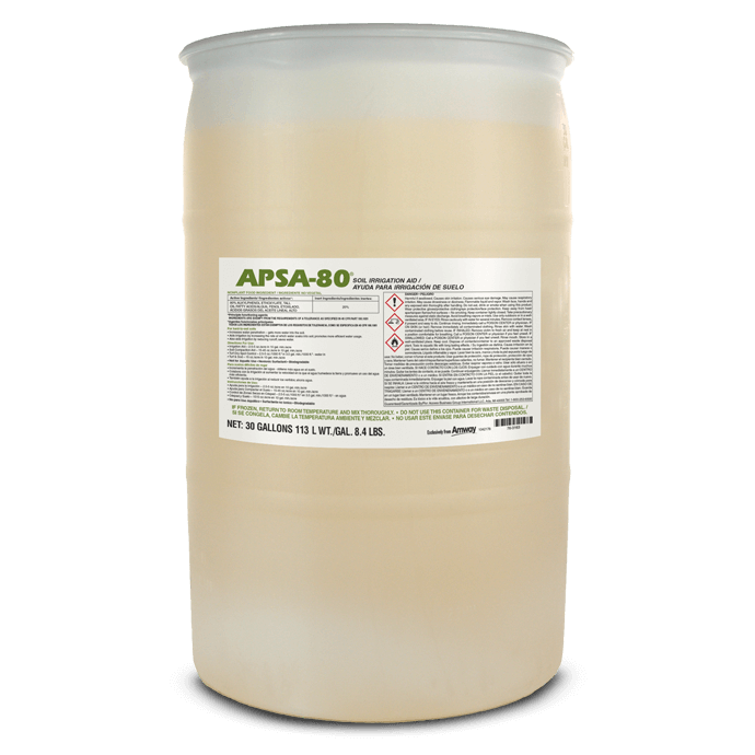 APSA-80 soil irrigation aid spray adjuvant 30 gallon container