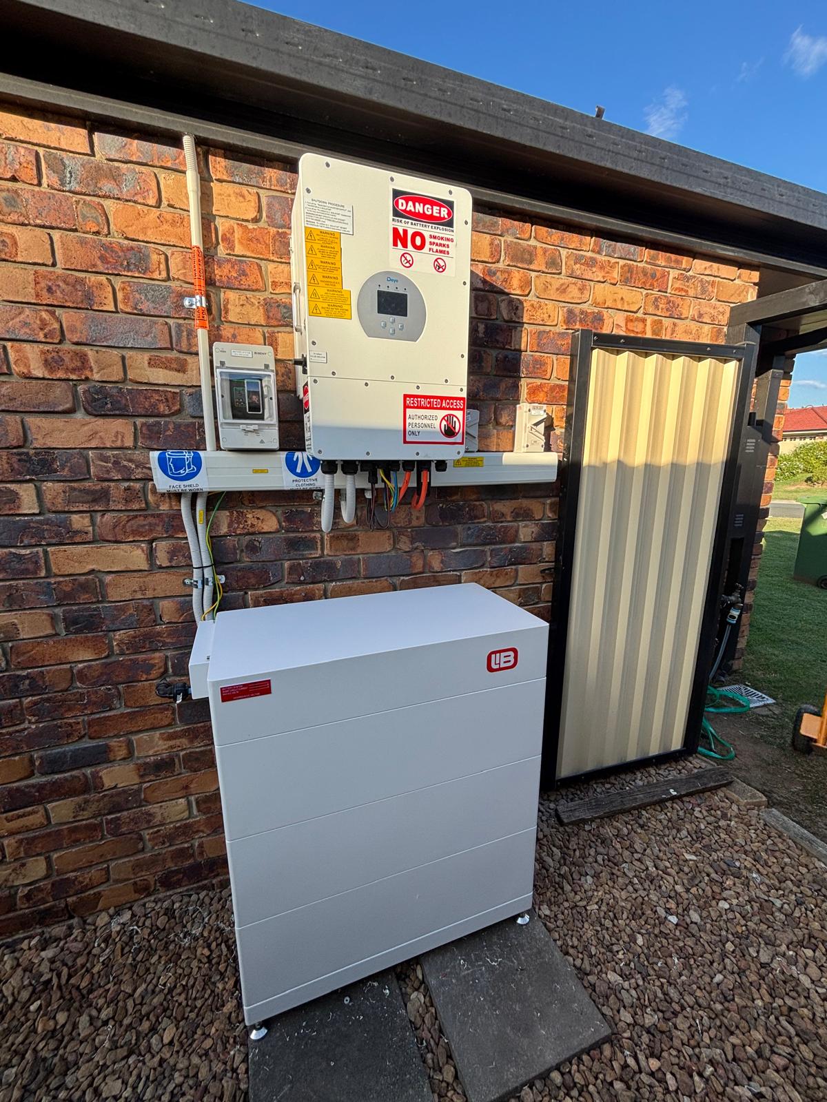 Outdoor Battery Installation