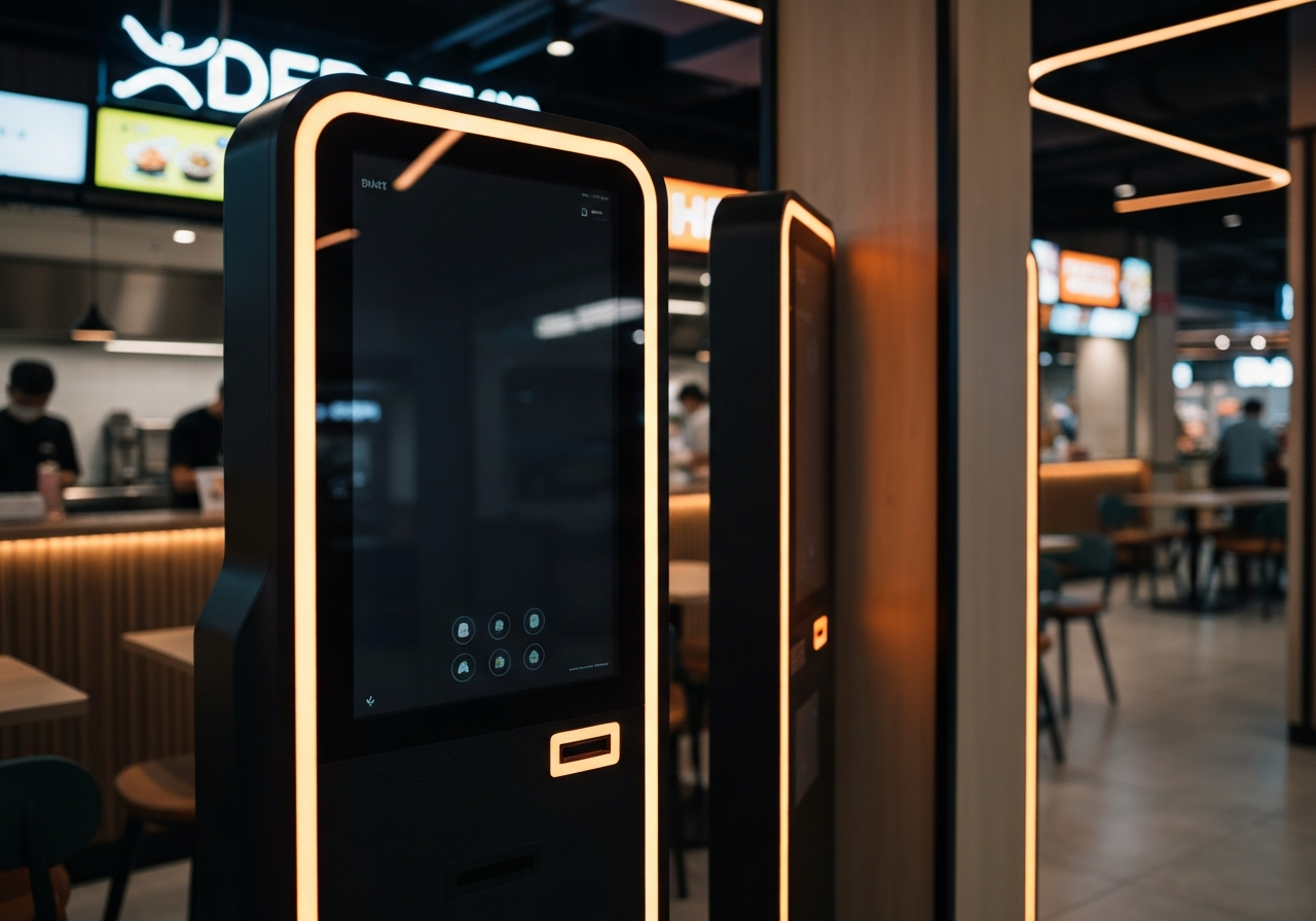 Cashless Self-Ordering Kiosk