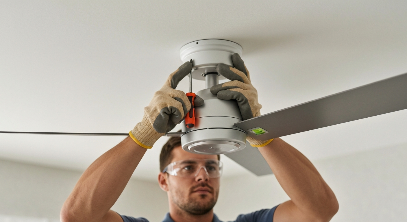 Ceiling Fan Installation detail 1