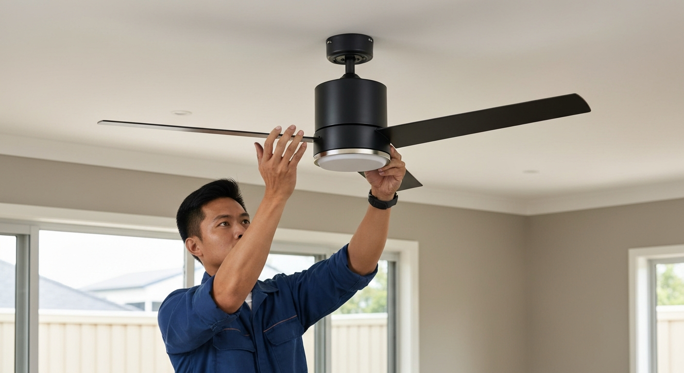 Ceiling Fan Installation detail 2