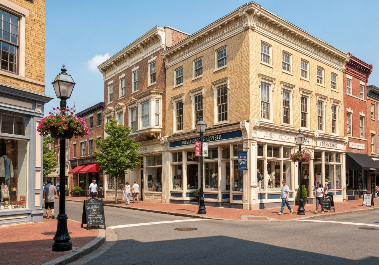 Historic Berwyn Streetscape