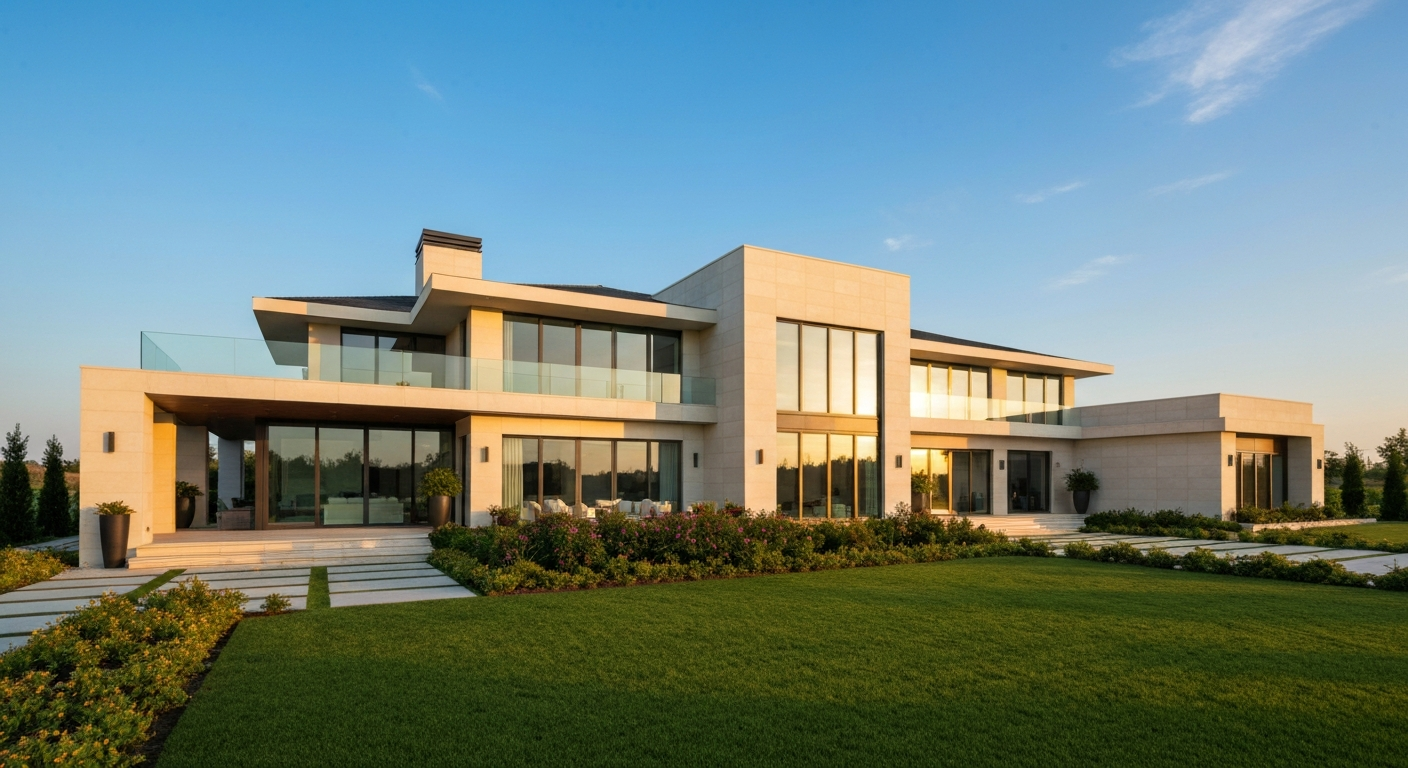 Luxury home exterior