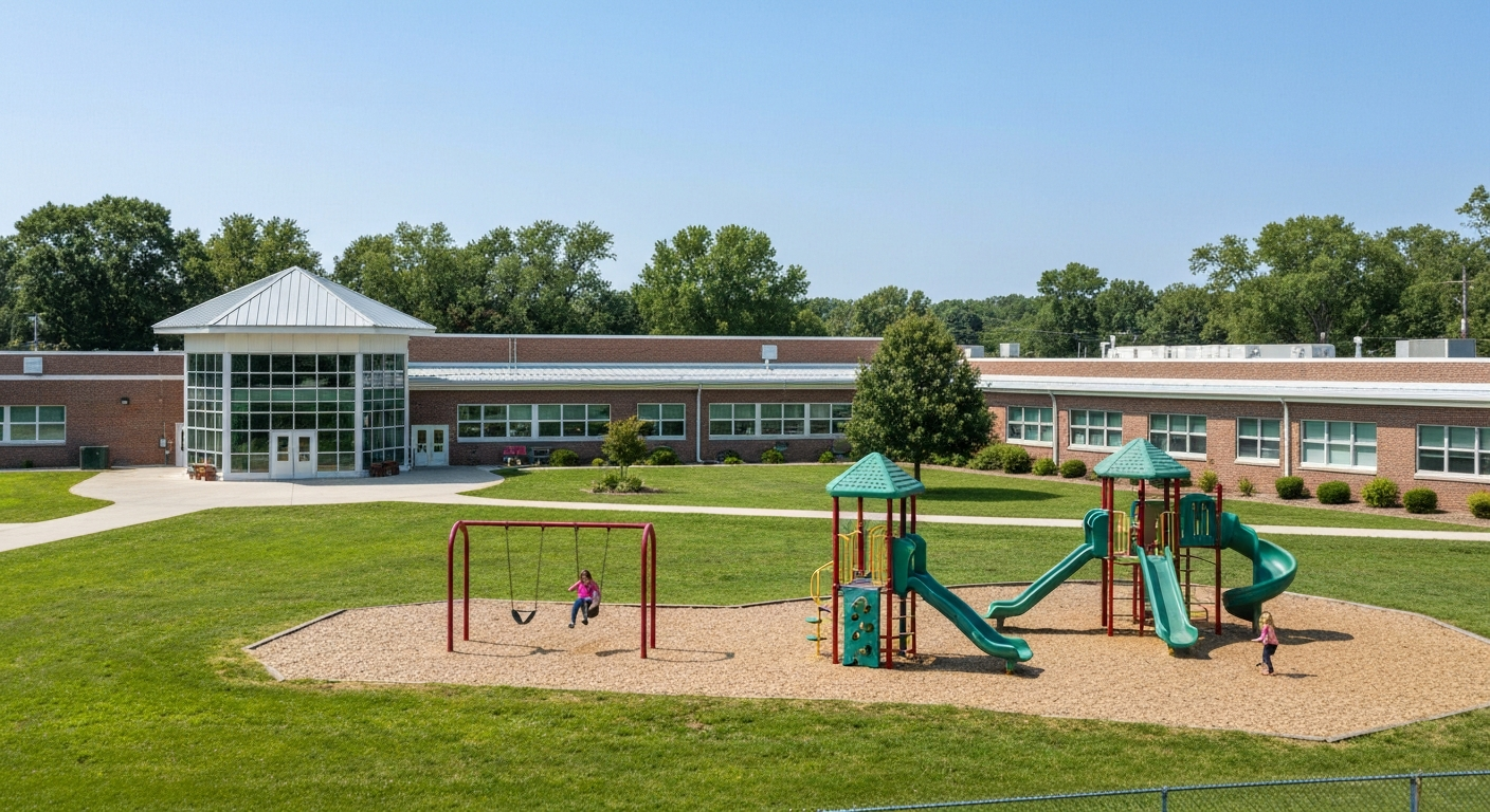 Campus of Devon Elementary School serving Devon, PA