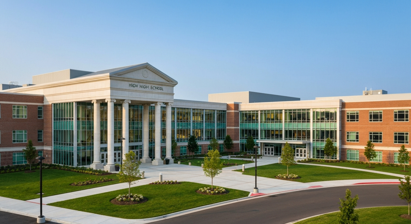 Campus of Valley Forge Middle School serving Devon, PA