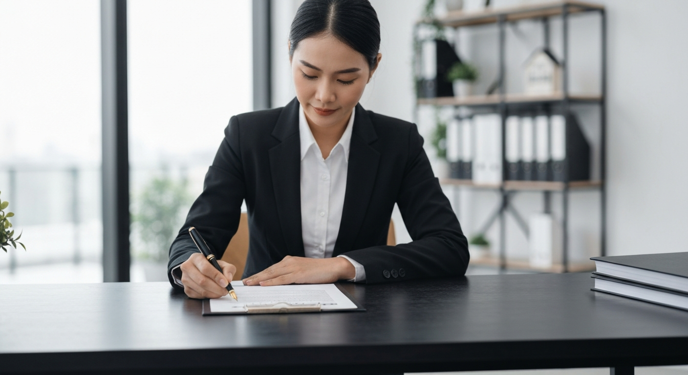 Real estate closing and housing contract