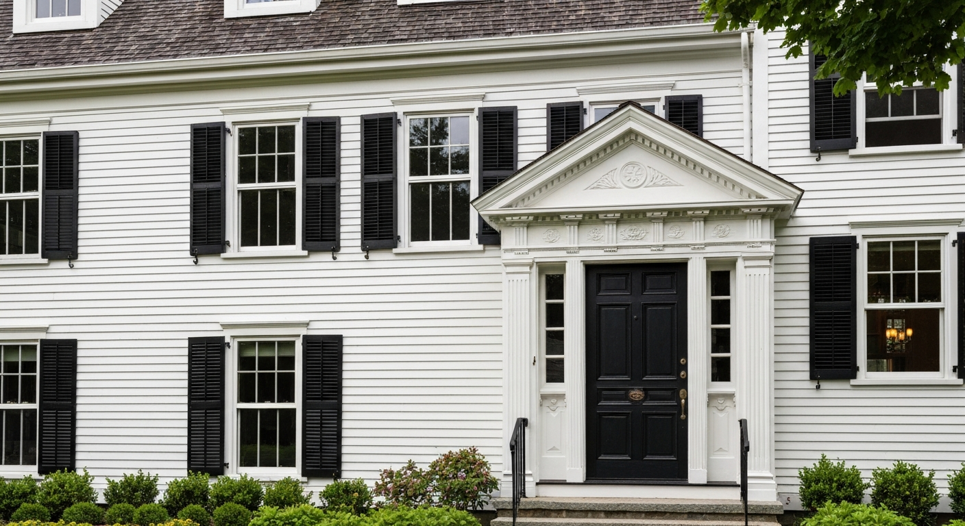 Classic New England Colonial Home