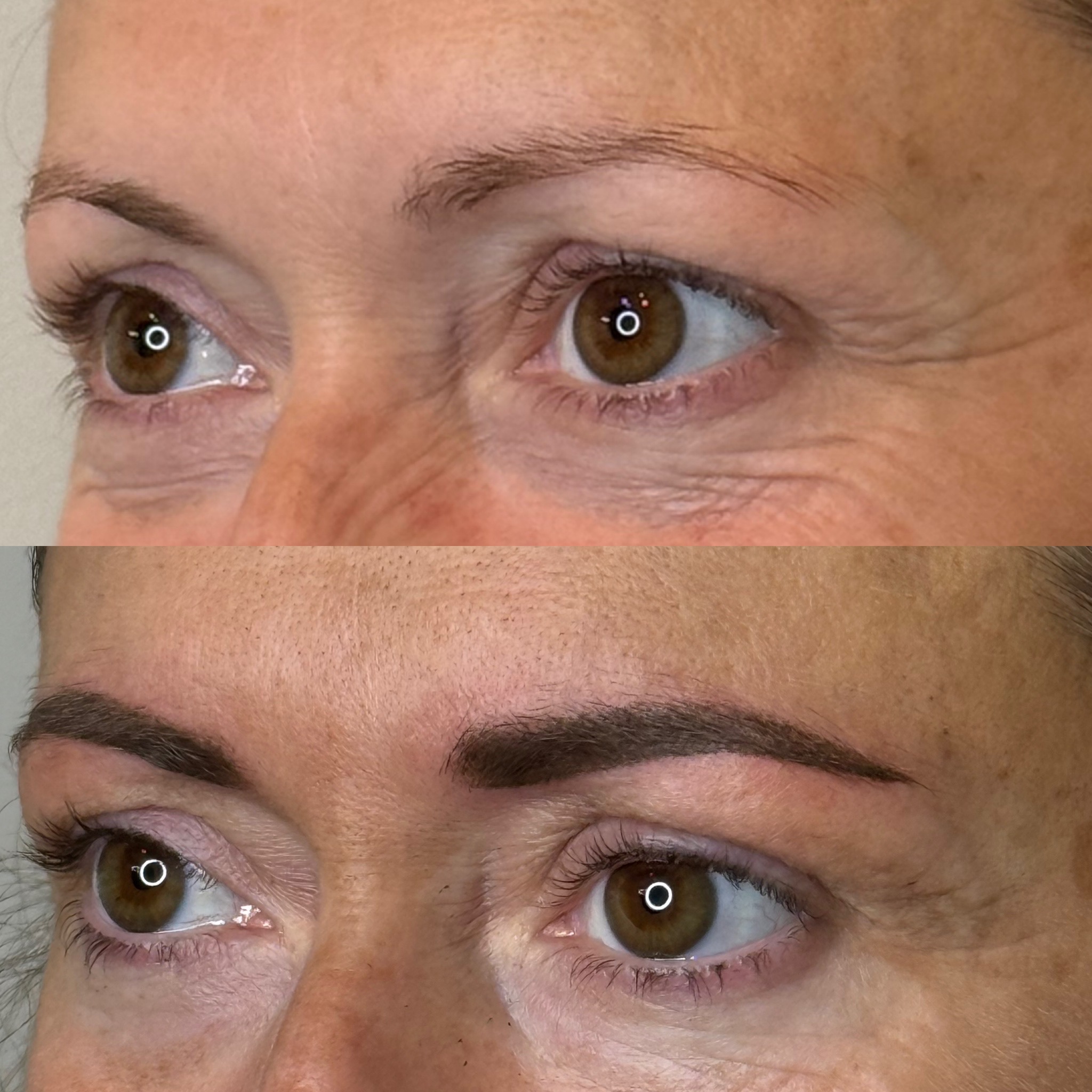 Beautifully healed soft and natural brow transformation by Clarissa in Dayton, Ohio - Result 8
