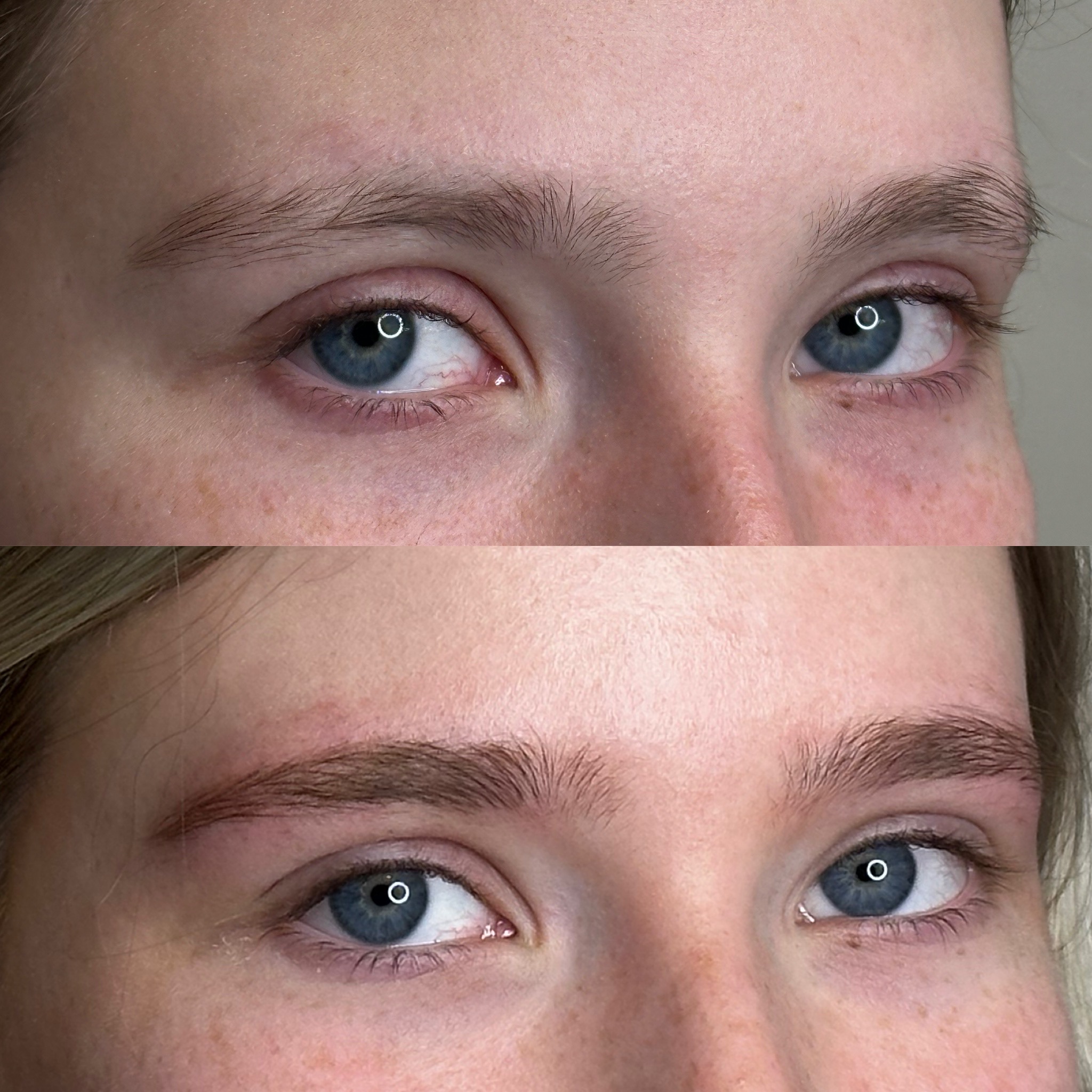 Beautifully healed soft and natural brow transformation by Clarissa in Dayton, Ohio - Result 7