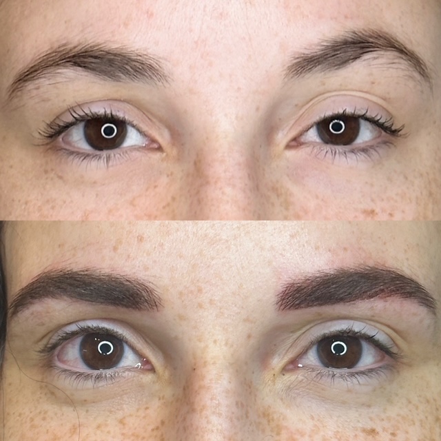 Beautifully healed soft and natural brow transformation by Clarissa in Dayton, Ohio - Result 3