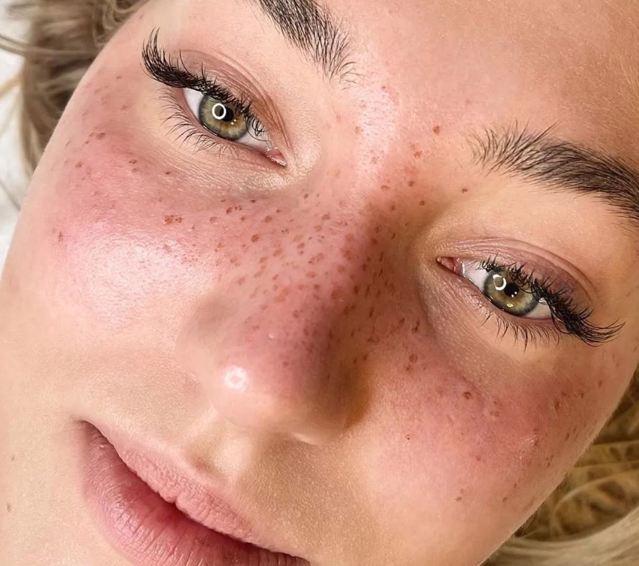 Natural-looking faux freckles by Clarissa Victoria Rosa in Beavercreek, Ohio