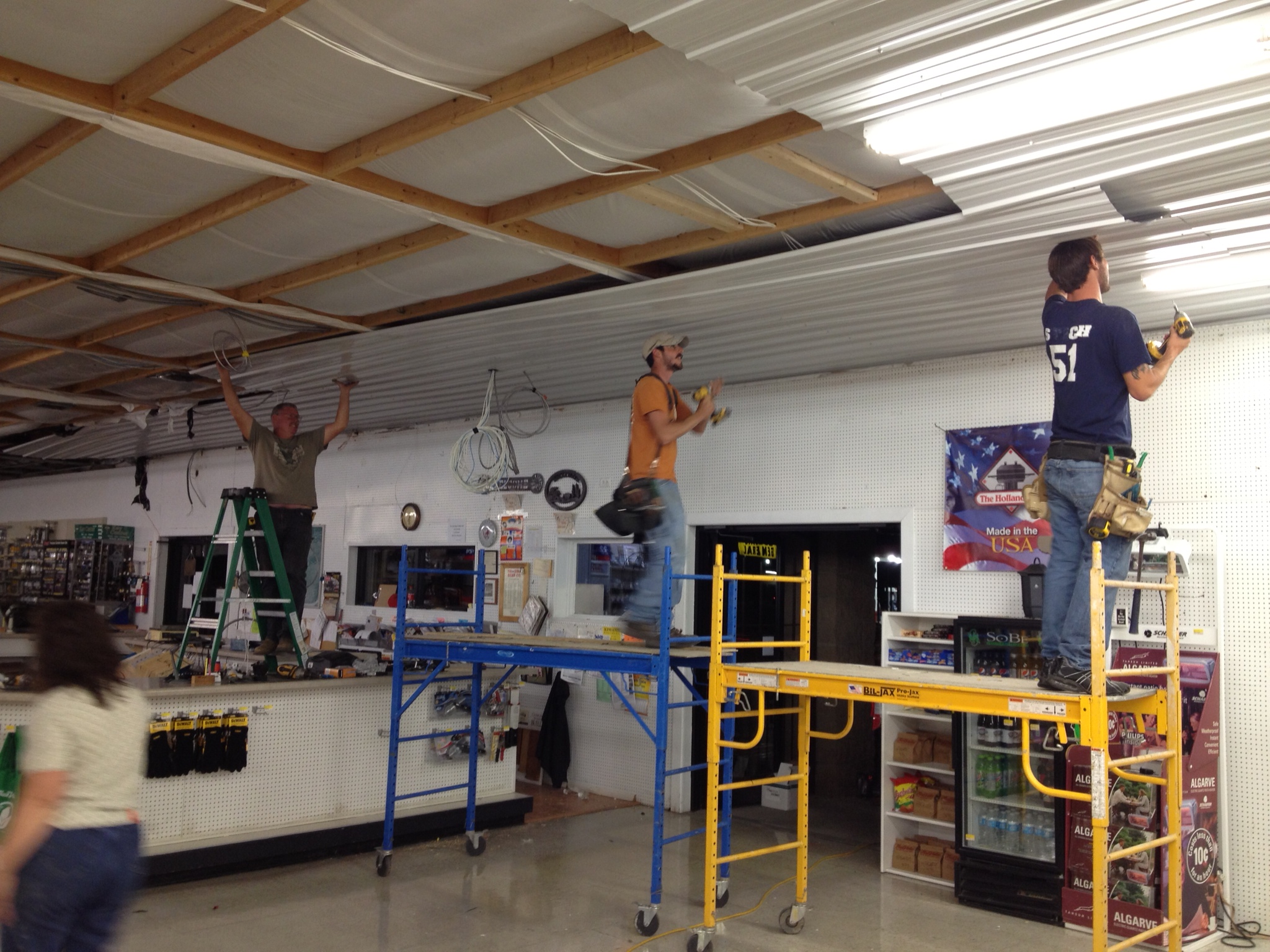 Store Remodel Ceiling