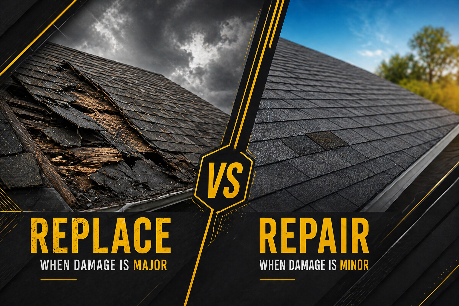Repair vs. Replace: How to Know When Your Roof is Done