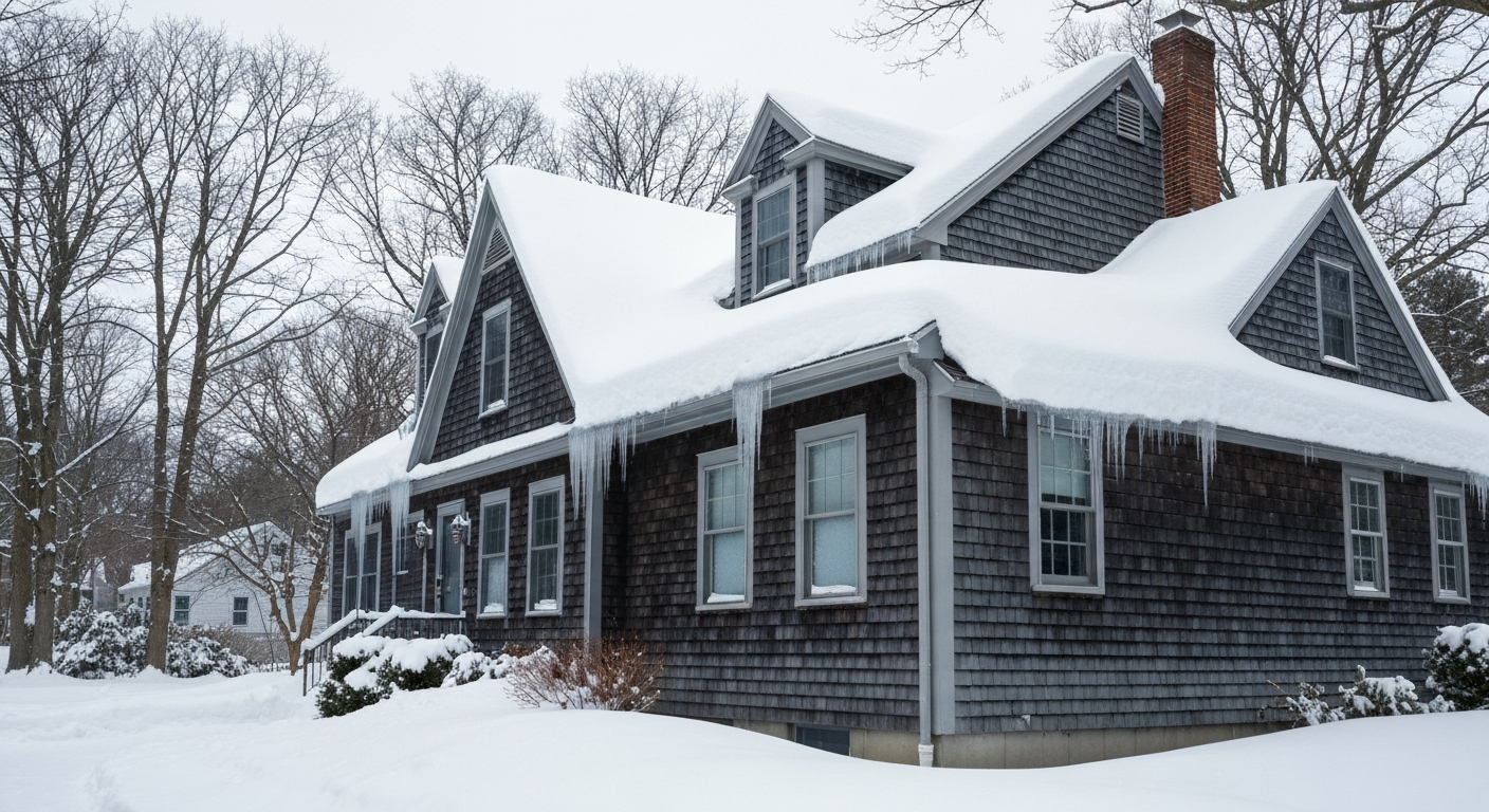 How to Prevent Ice Dams and Winter Exterior Damage in Central Massachusetts