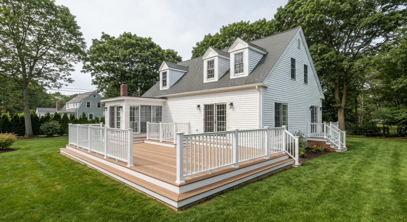 Custom Deck Building Project in Clinton, MA