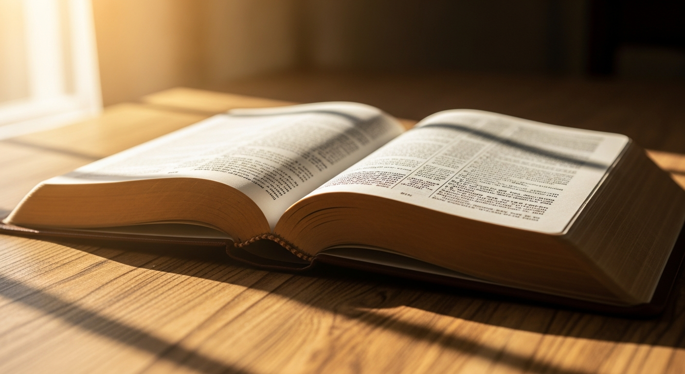 Beautiful workspace with Christian digital products and scripture art