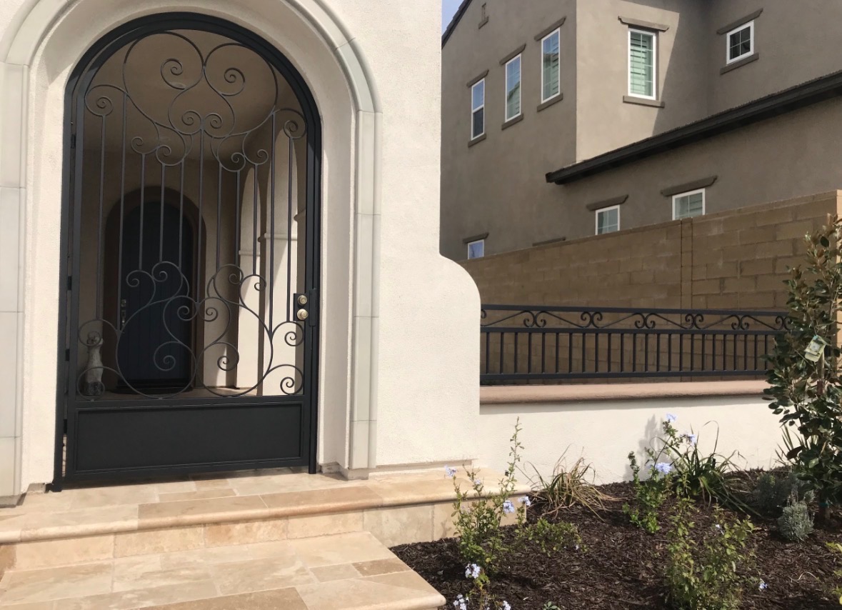 Arched Iron Door
