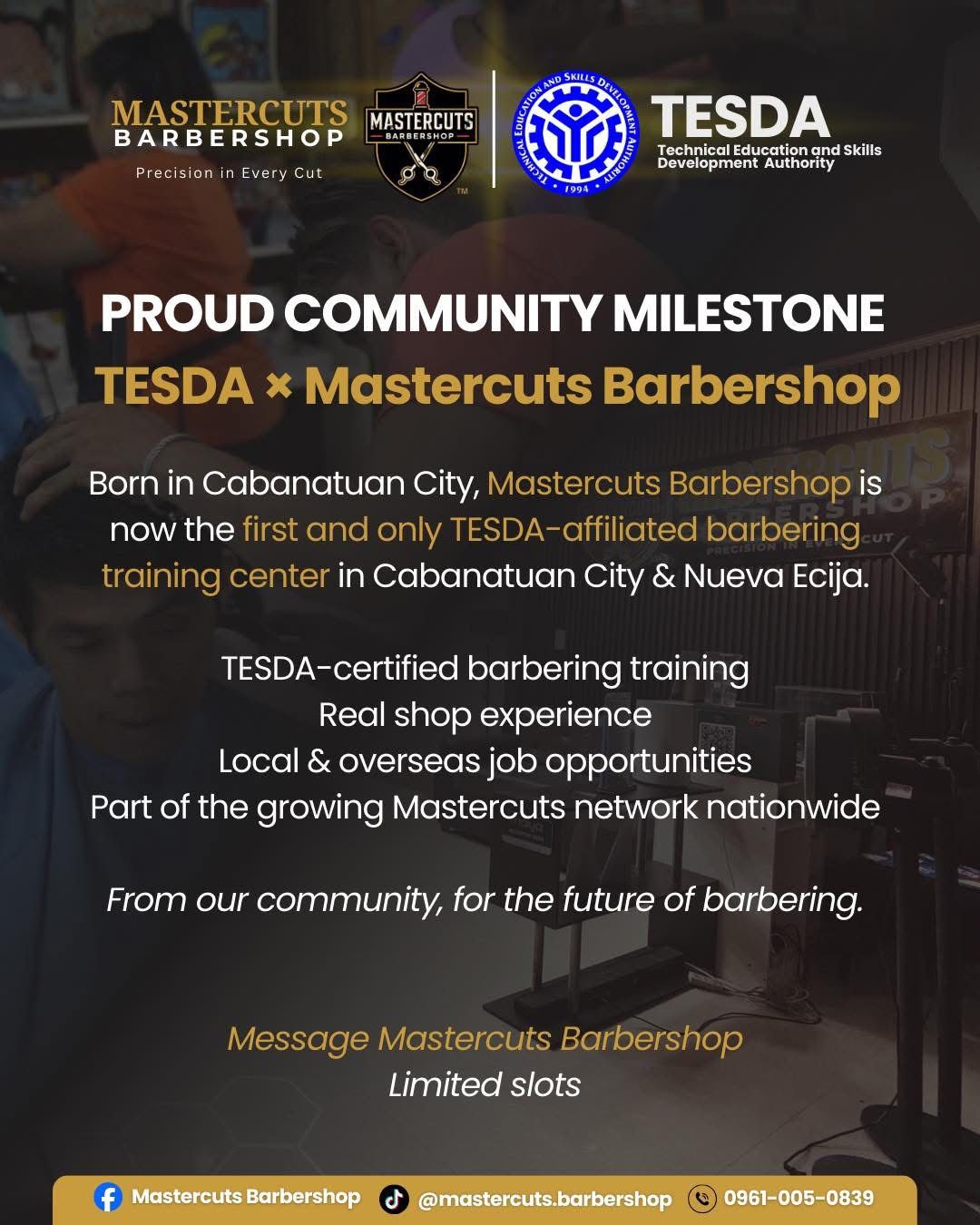 TESDA Mastercuts Partnership