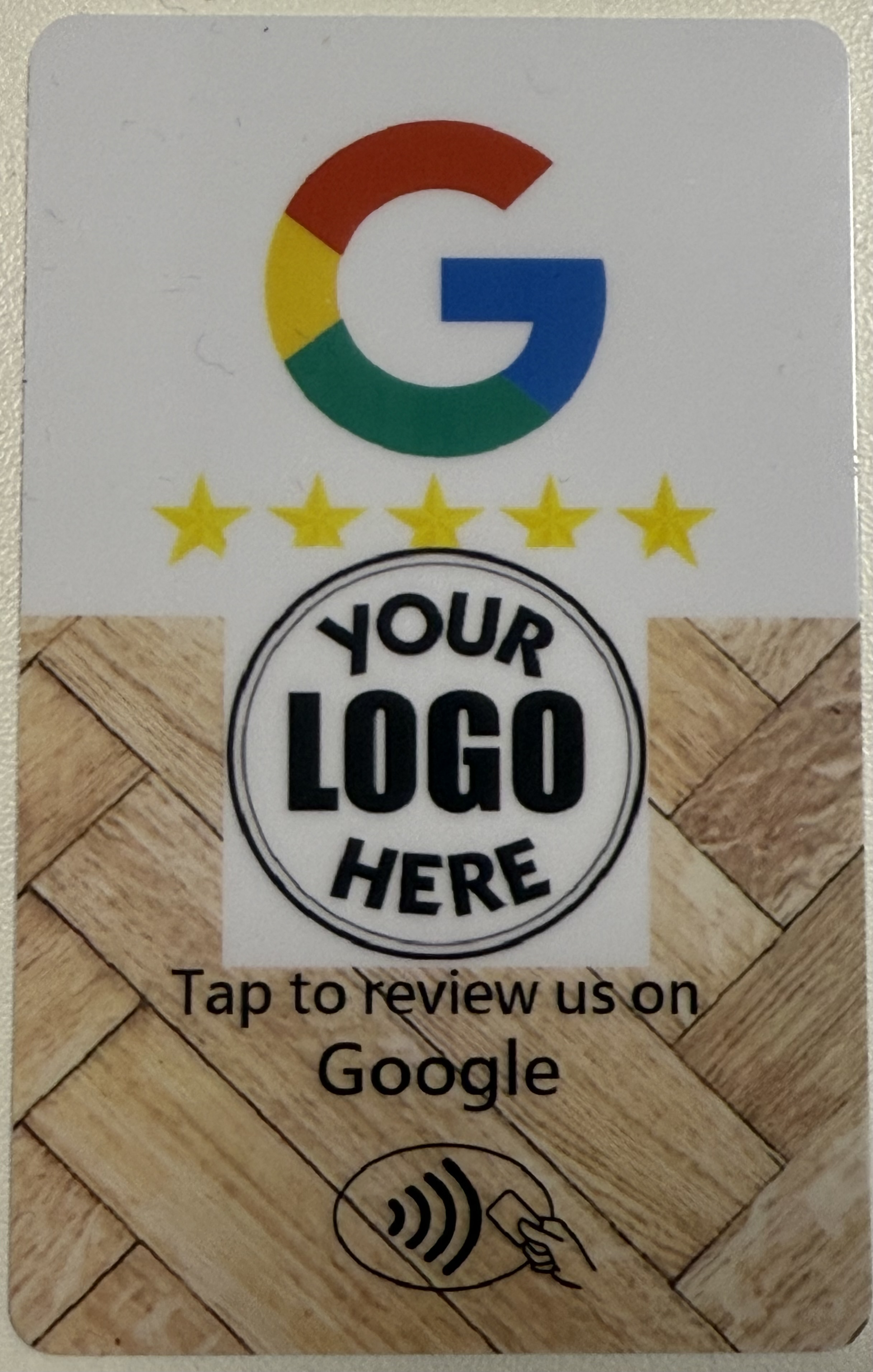 Branded Review Card