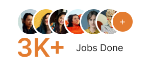 3K+ Jobs Done