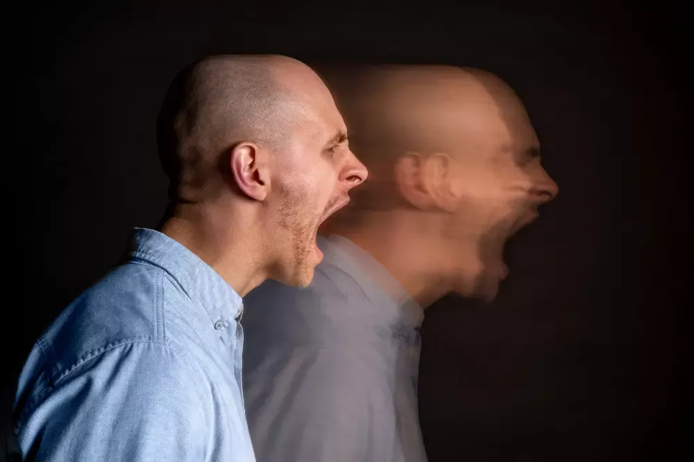 Mental health patient experiencing distress