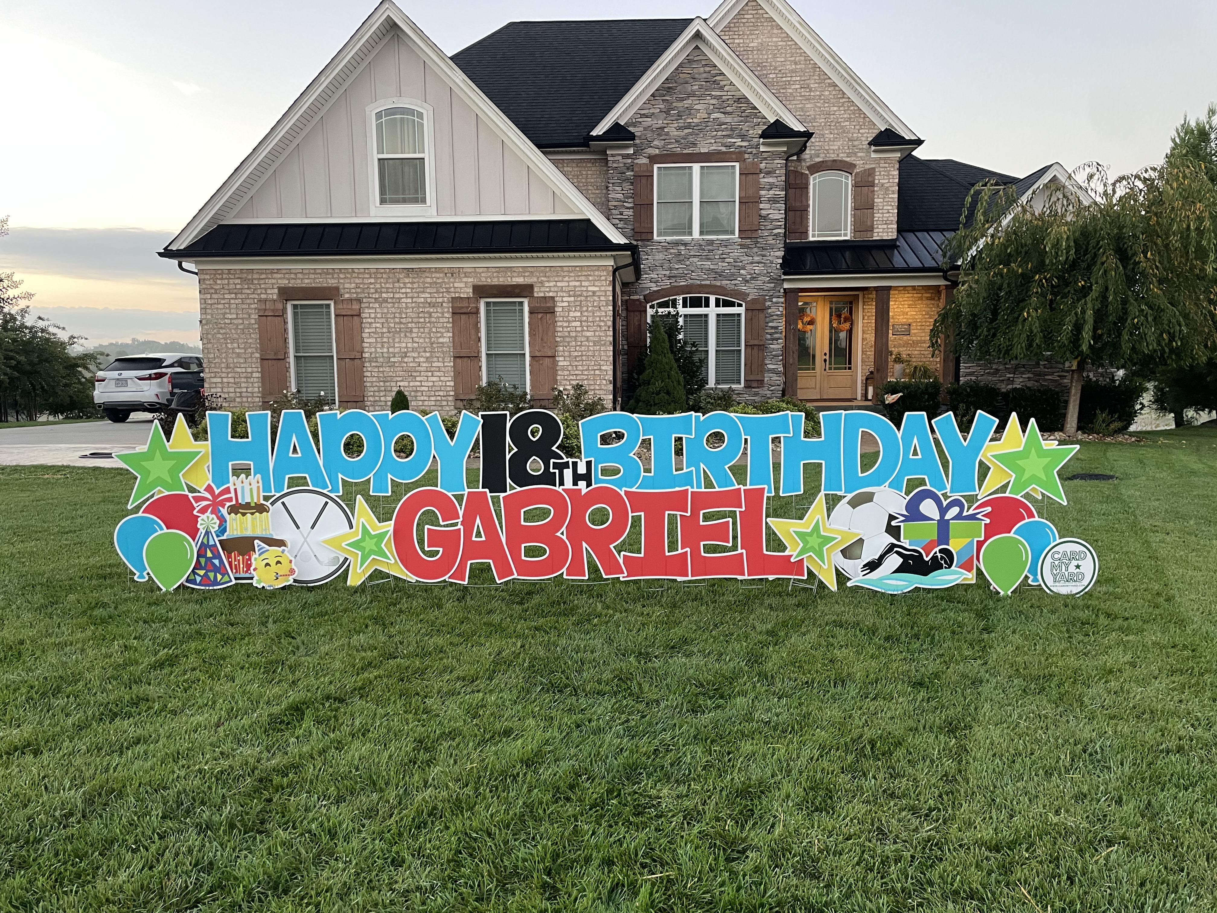 Happy Birthday Yard Sign - 1 Day Rental