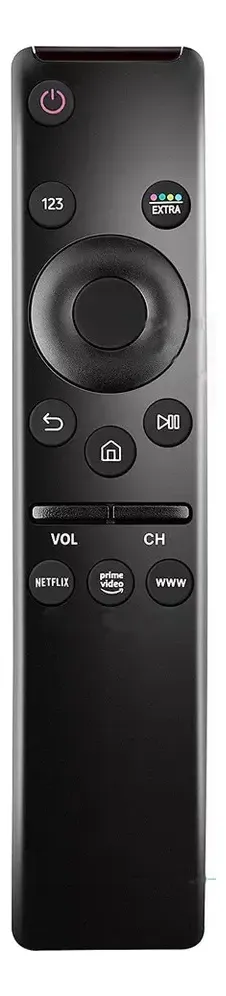 Control Curvo Compatible Con Smart Tv Samsung 4k Netflix