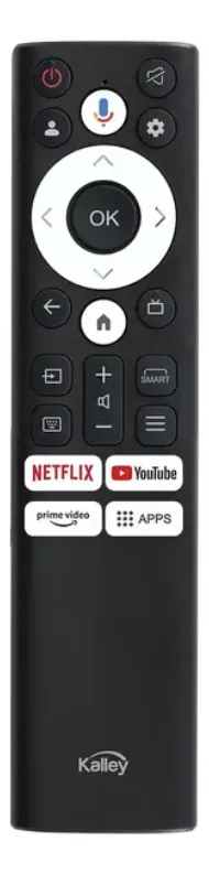 Control Remoto Original Kalley Smart Tv Comando De Voz Gtv