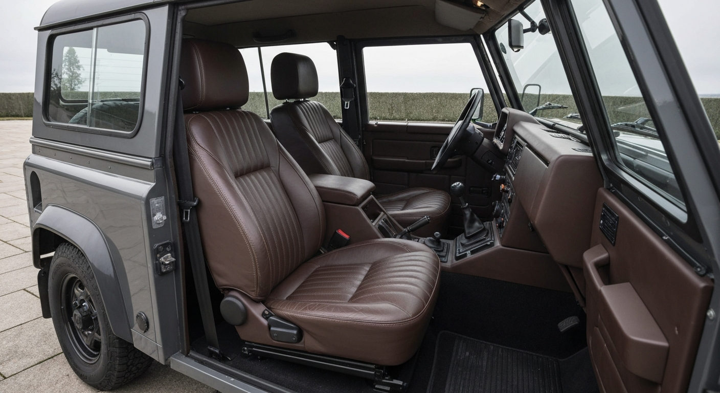 Restored Defender Interior
