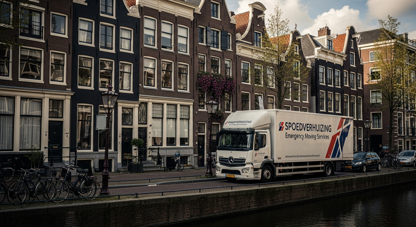 Verhuiswagen in Amsterdam voor een spoedverhuizing