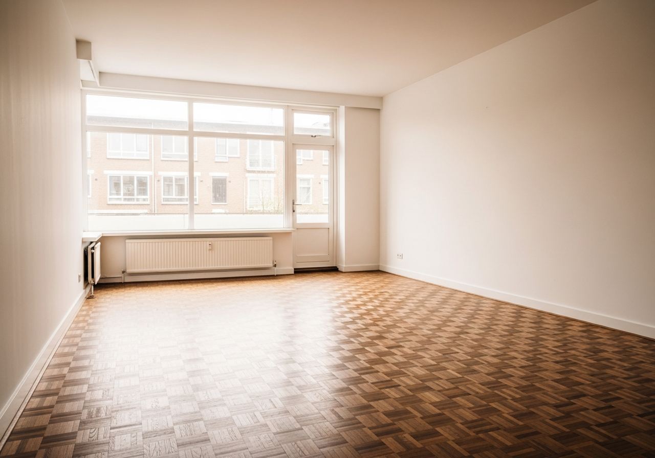 Lege bezemschone woning na professionele woningontruiming door Snelverhuizen Amsterdam Utrecht