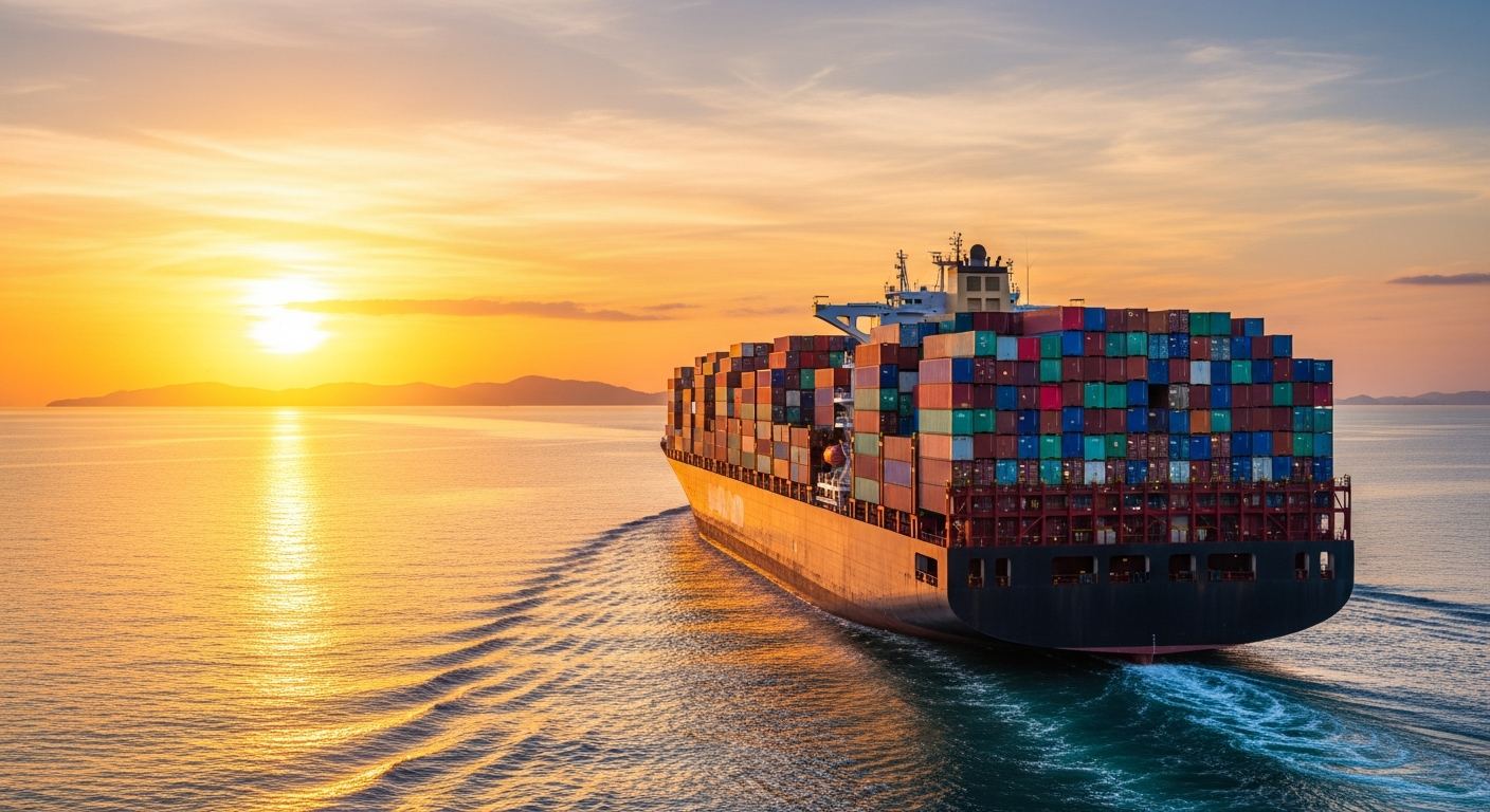 Internationaal verhuizen overzee Internationaal verhuizen zeevracht vrachtschip