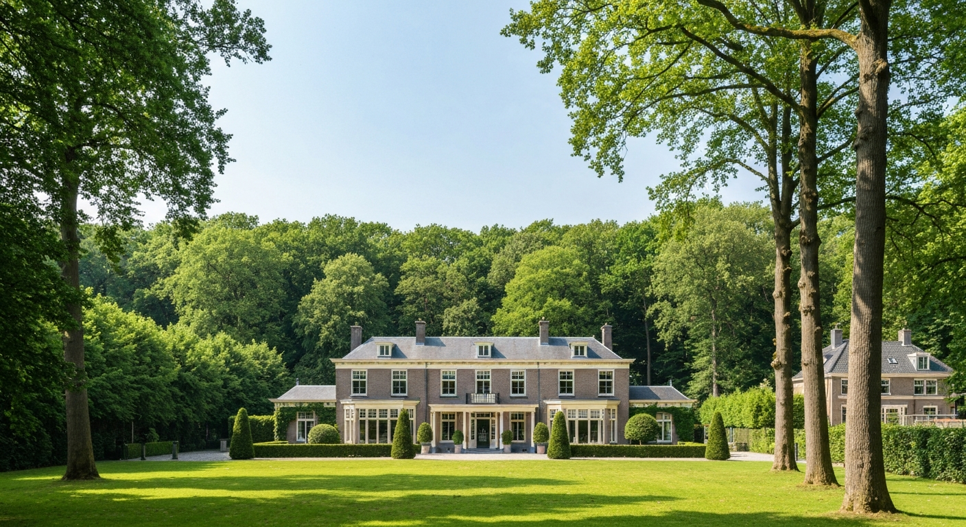 Bosrijke woonwijk met vrijstaande villa in Zeist