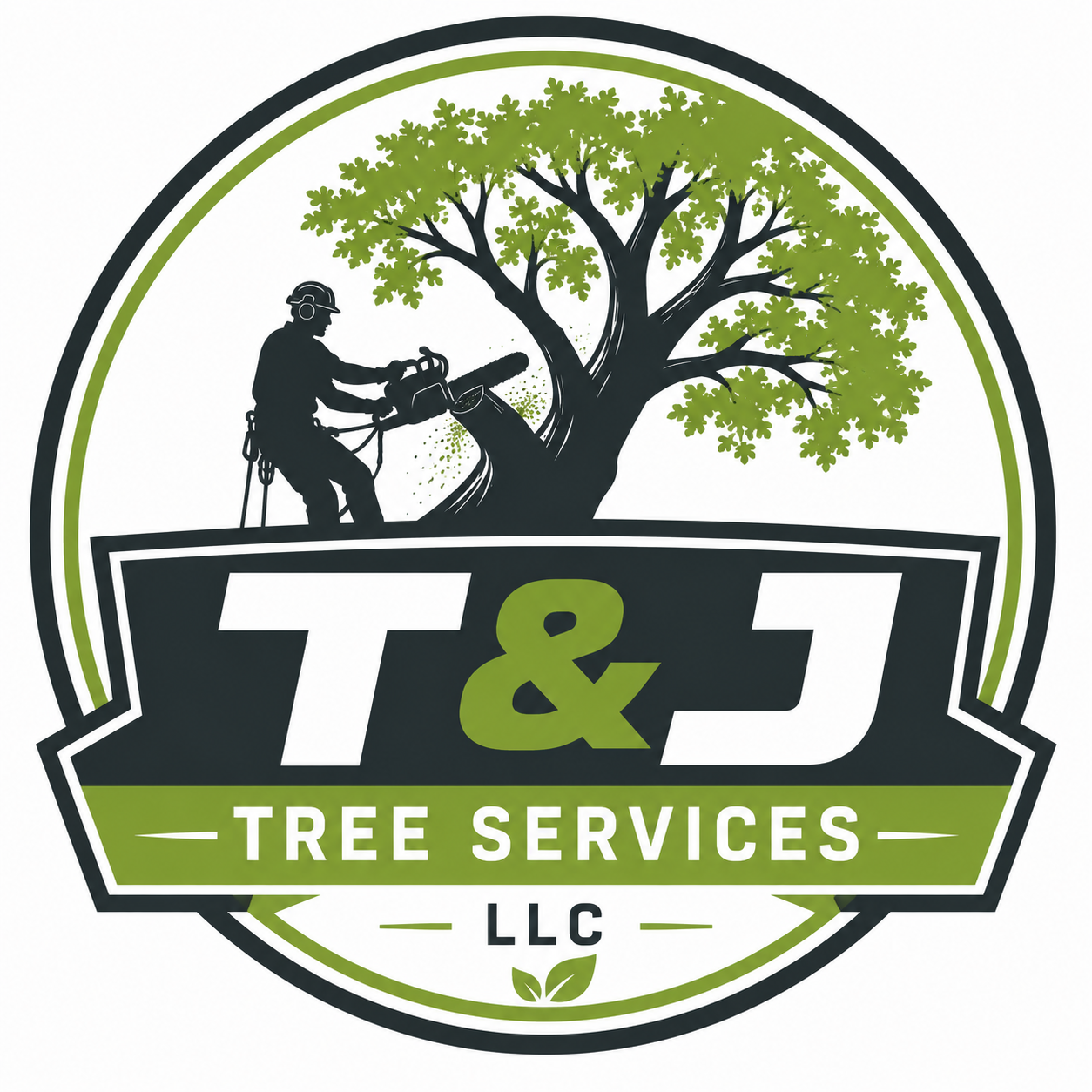 T & J Tree Services Logo