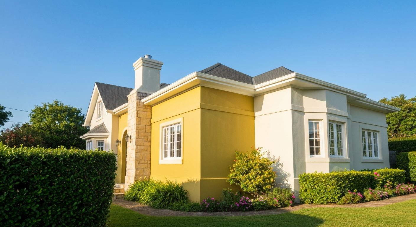 Beautifully painted house exterior in Mandeville