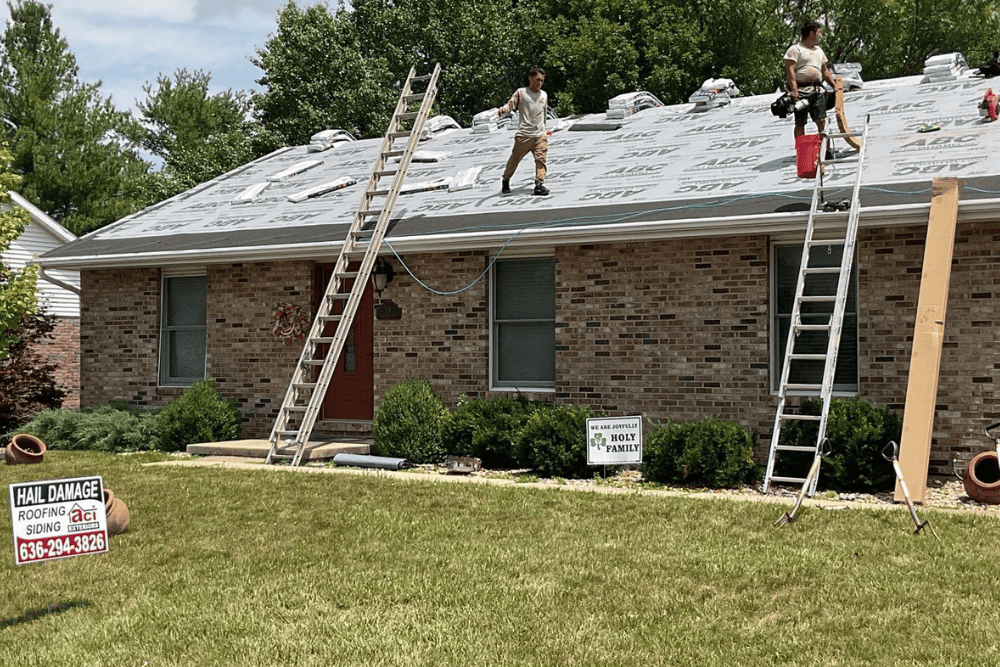 Roof Replacement by ACI Roofing and Exteriors