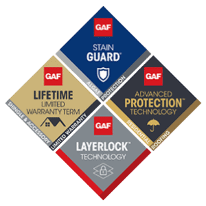 GAF Lifetime Warranty — StainGuard, Advanced Protection, Layerlock Technology