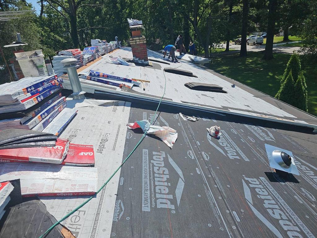 Roof Replacement in progress