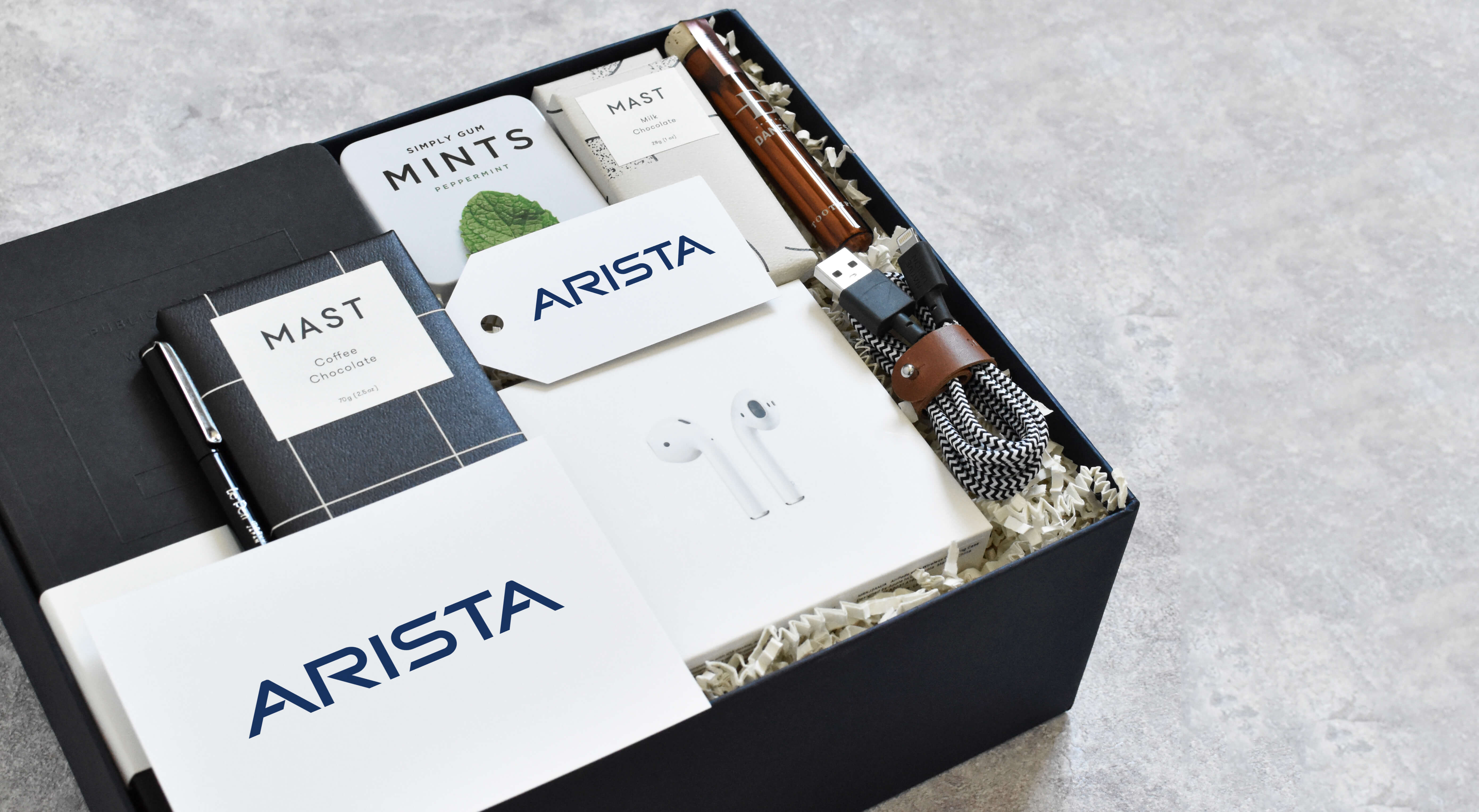 Curated gifts beautifully packaged