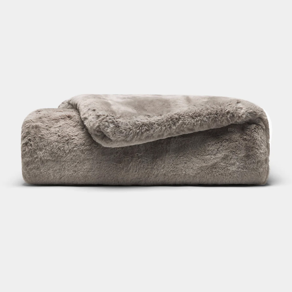 Cozy Earth Cuddle Oversized Throw Dove Grey